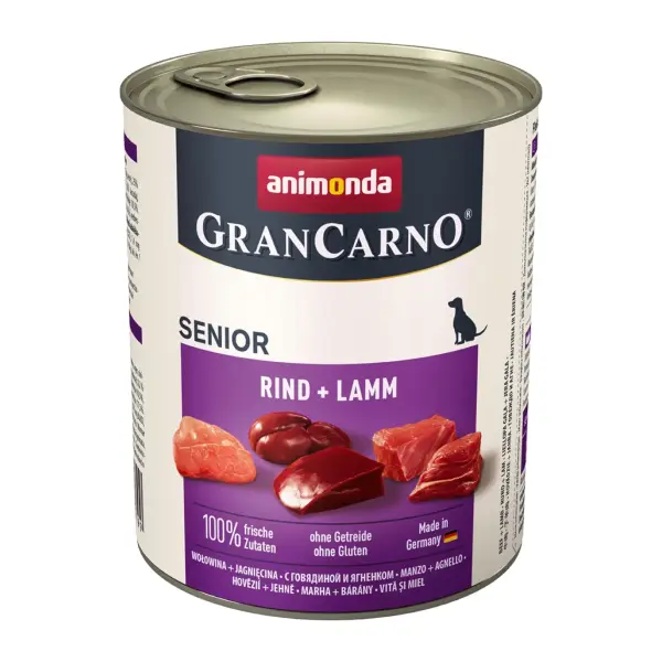 Animonda Hrana za pse Gran Carno Senior Govedina i jagnjetina 800gr