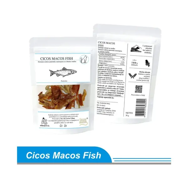 Cicos Macos Fish Poslastica za mačke 30g