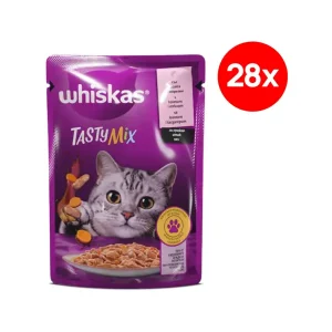 Whiskas Hrana za mačke Tasty Mix losos 85g x 28 komada